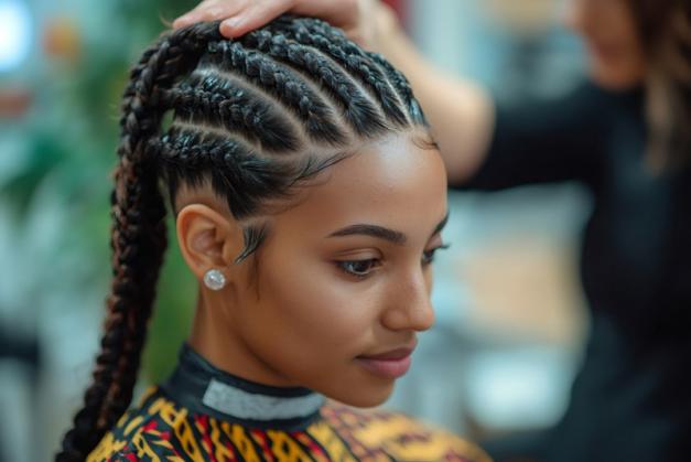 coiffeur tresses afro